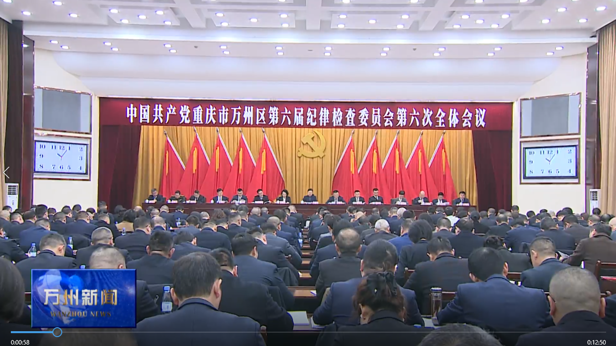 中国共产党重庆市万州区第六届纪律检查委员会第六次全体会议决议