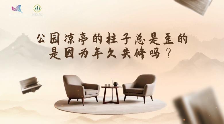 【学者真言】公园凉亭的柱子总是歪的，是因为年久失修？