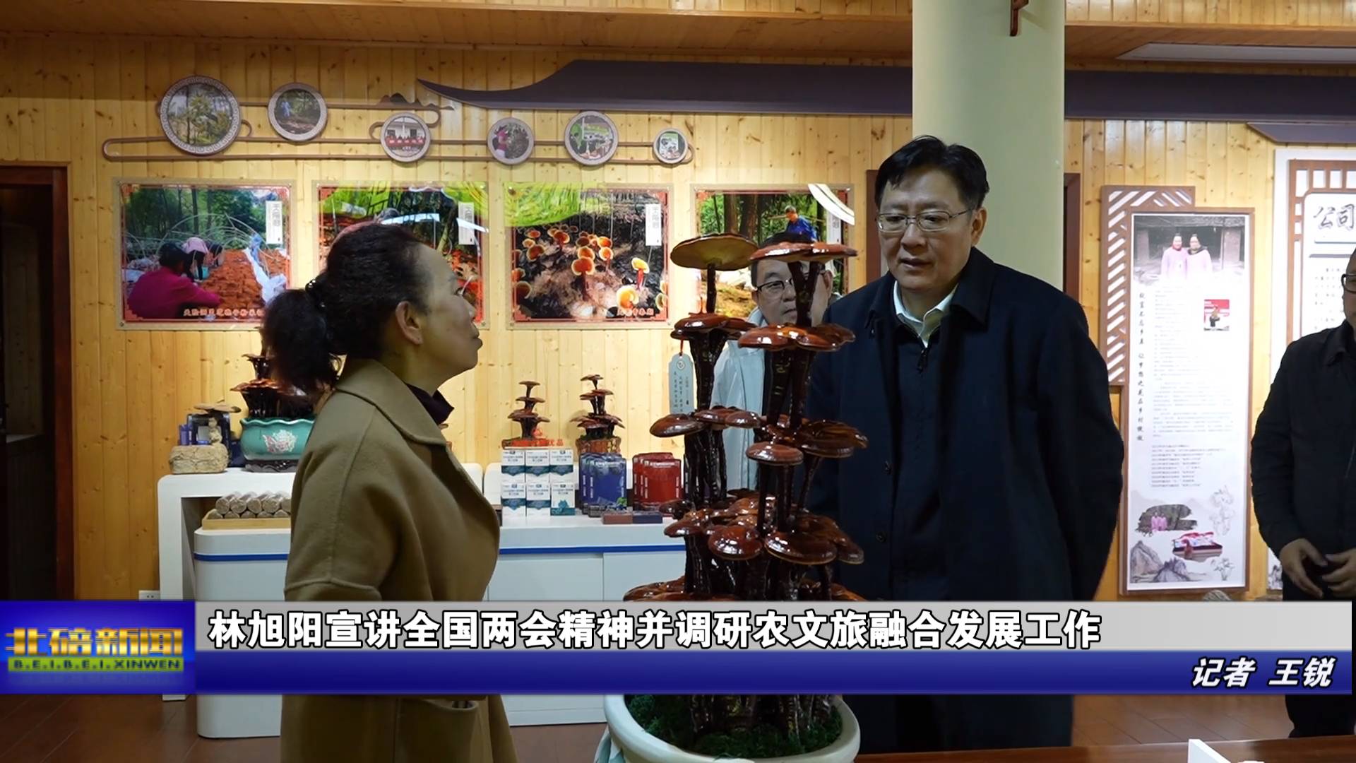 林旭阳宣讲全国两会精神并调研农文旅融合发展工作