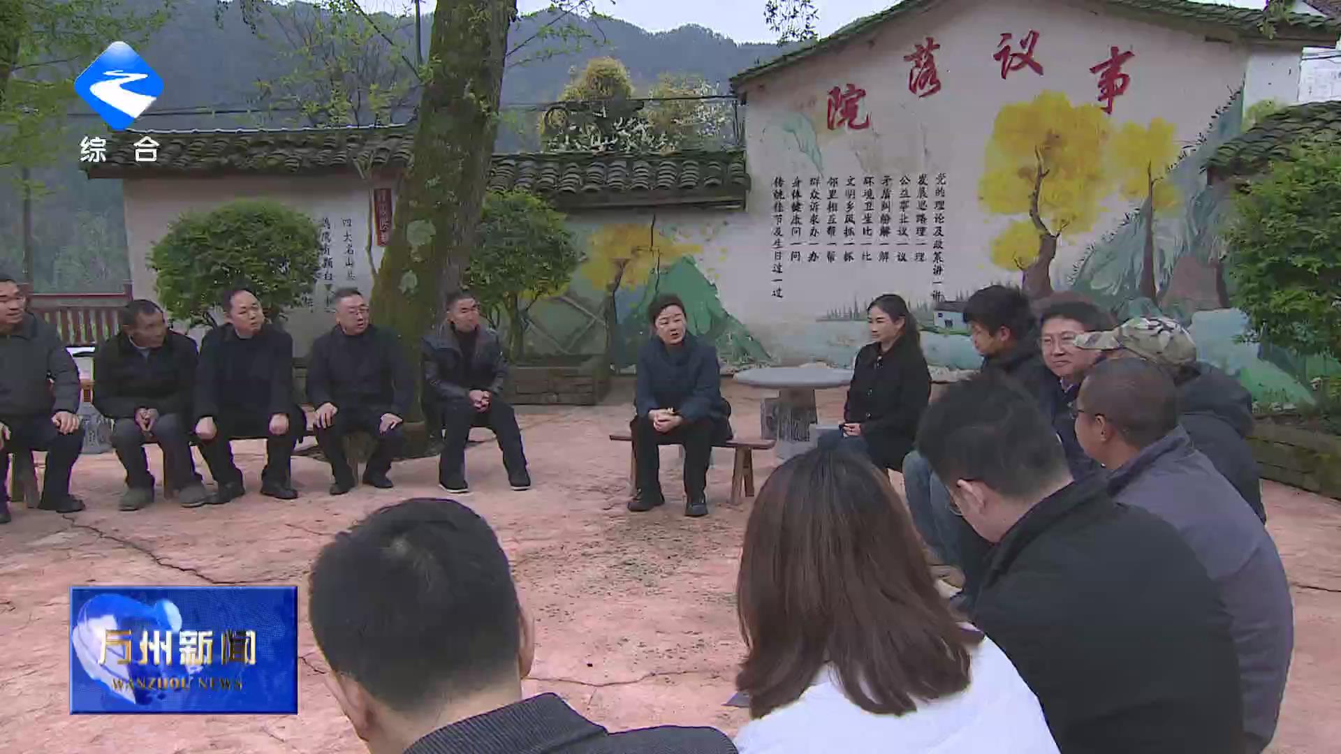 卢红到梨树乡地宝土家族乡普子乡白土镇宣讲全国两会精神并调研 深入践行绿水青山就是金山银山理念 更好实现生态美产业兴百姓富有机统一