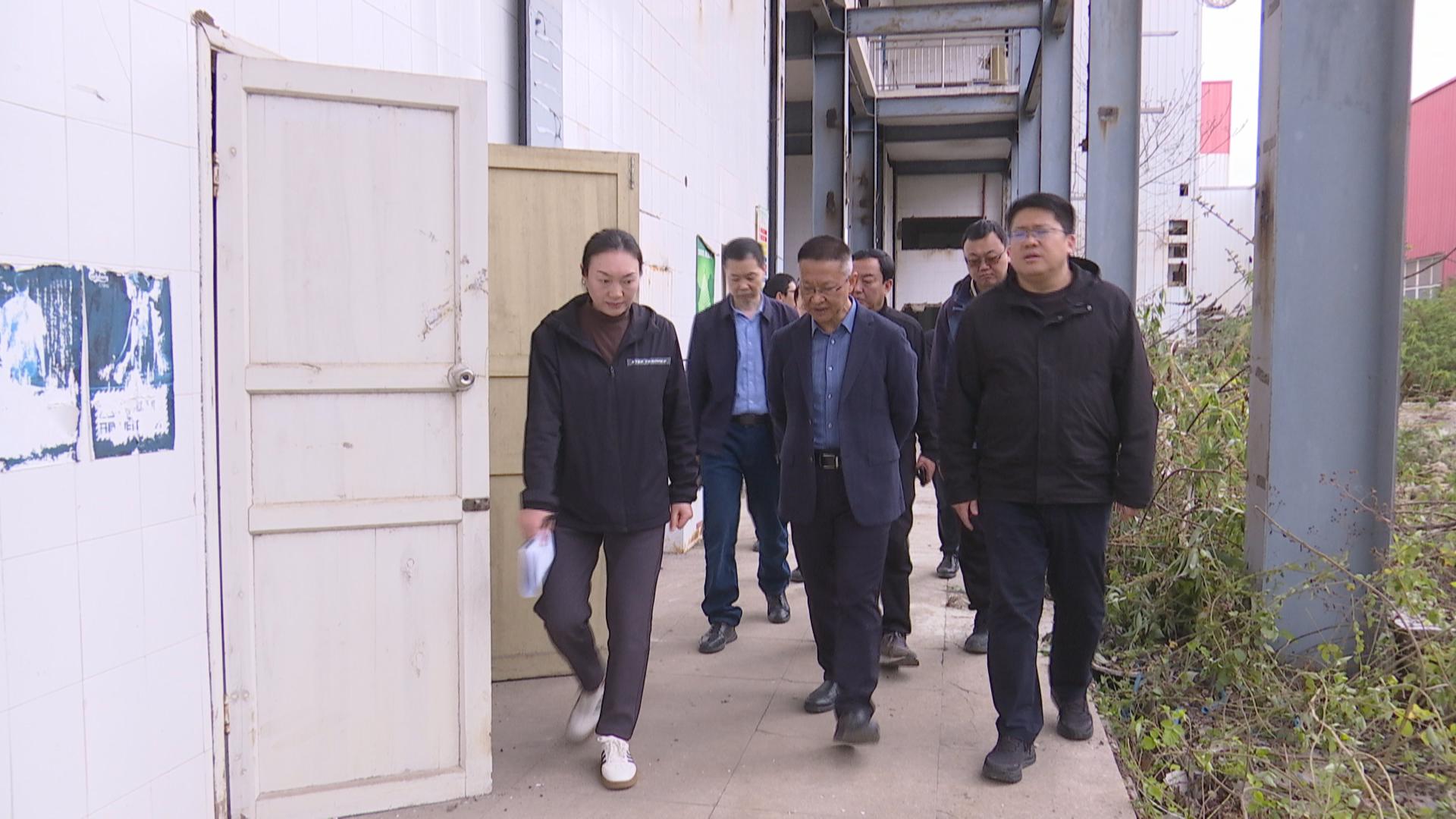 罗成调研高新区食品产业园低效闲置资产盘活利用工作