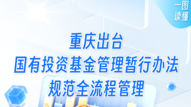 一图读懂 | 重庆出台国有投资基金管理暂行办法规范全流程管理