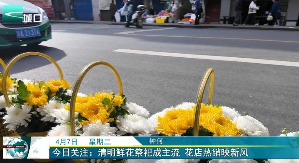 
今日关注：清明鲜花祭祀成主流 花店热销映新风