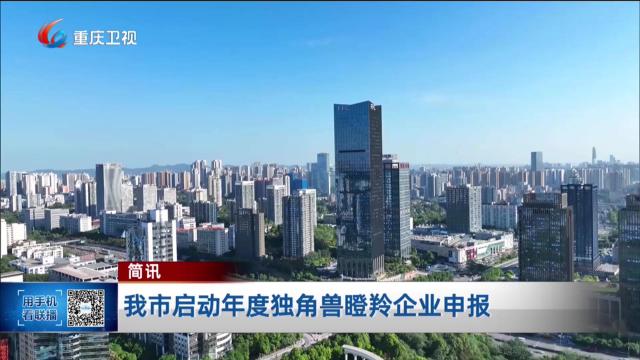简讯：我市启动年度独角兽瞪羚企业申报