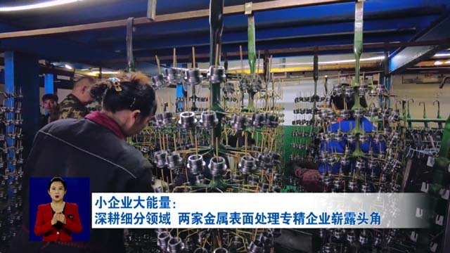 小企业大能量：深耕细分领域 两家金属表面处理专精企业崭露头角