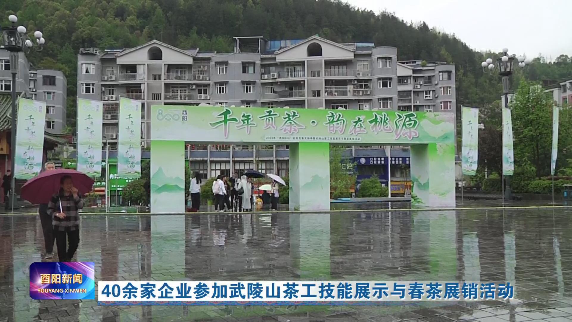 40余家企业参加武陵山茶工技能展示与春茶展销活动