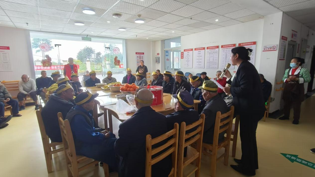 【孝道春风】“岁月情暖·共贺生辰” 黎香湖养老院举办集体生日会