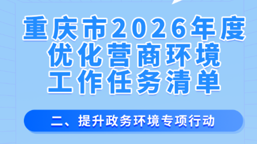 “一图读懂”之行动二：提升政务环境专项行动