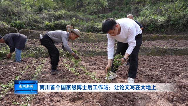 南川首个国家级博士后工作站：让论文写在大地上