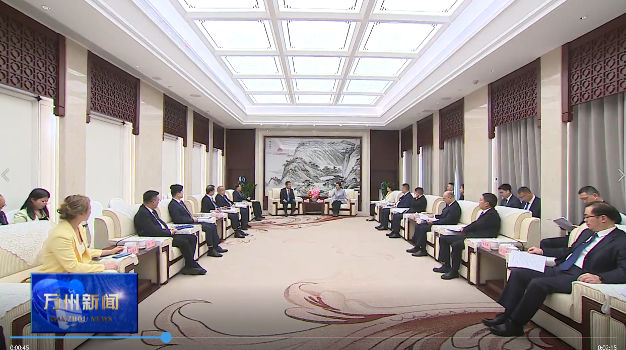 卢红李庆会见大湾区进出口商业总会会长林龙安 孟卫红封波参加