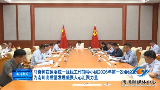 马奇柯在区委统一战线工作领导小组2026年第一次会议上强调 为南川高质量发展凝聚人心汇聚力量