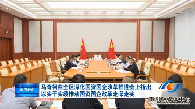 马奇柯在全区深化国资国企改革推进会上指出 以实干实绩推动国资国企改革走深走实