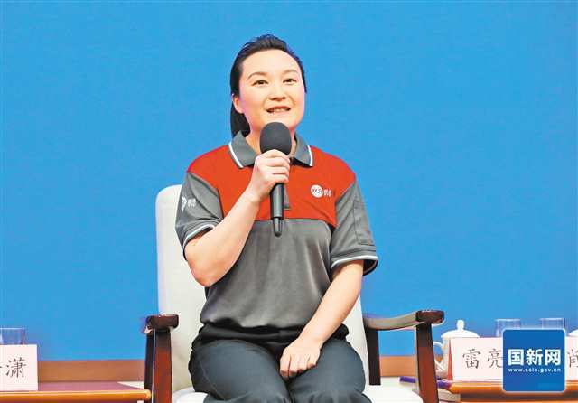 城口县圆通网点负责人雷亮远。（国新网）