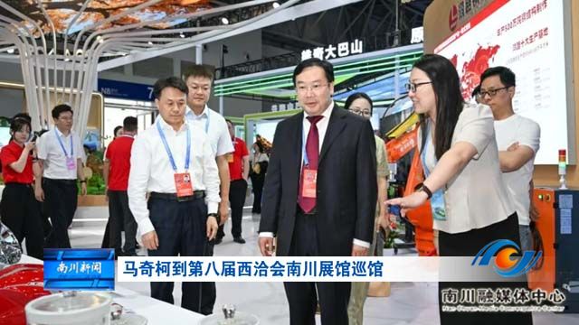 马奇柯到第八届西洽会南川展馆巡馆
