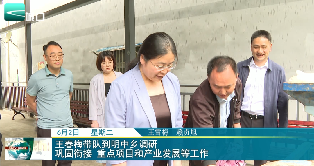 
王春梅带队到明中乡调研巩固衔接、重点项目和产业发展等工作