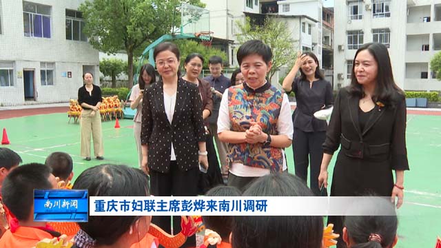 重庆市妇联主席彭烨来南川调研