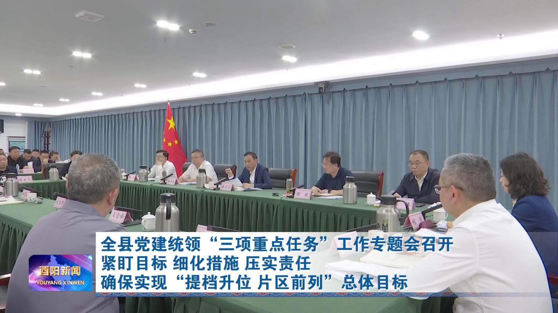 全县党建统领“三项重点任务”工作专题会召开