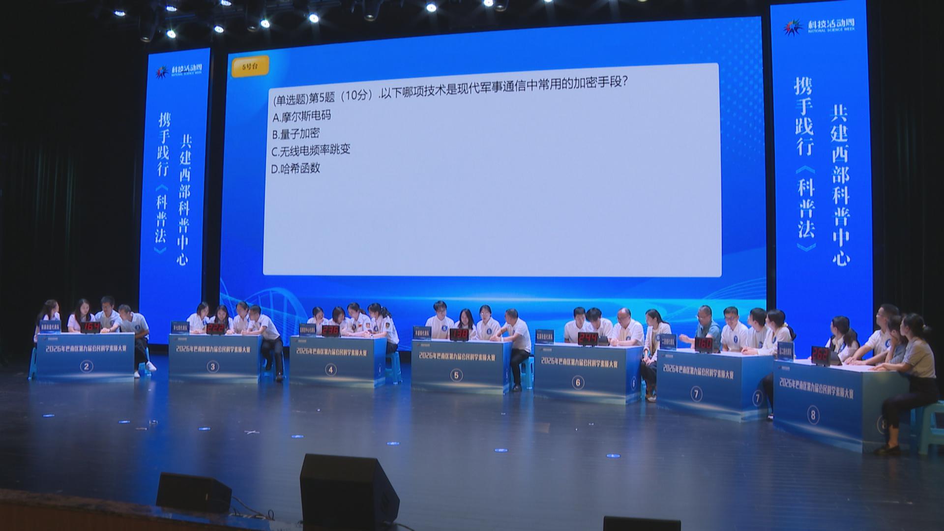 巴南区第九届公民科学素质大赛落幕