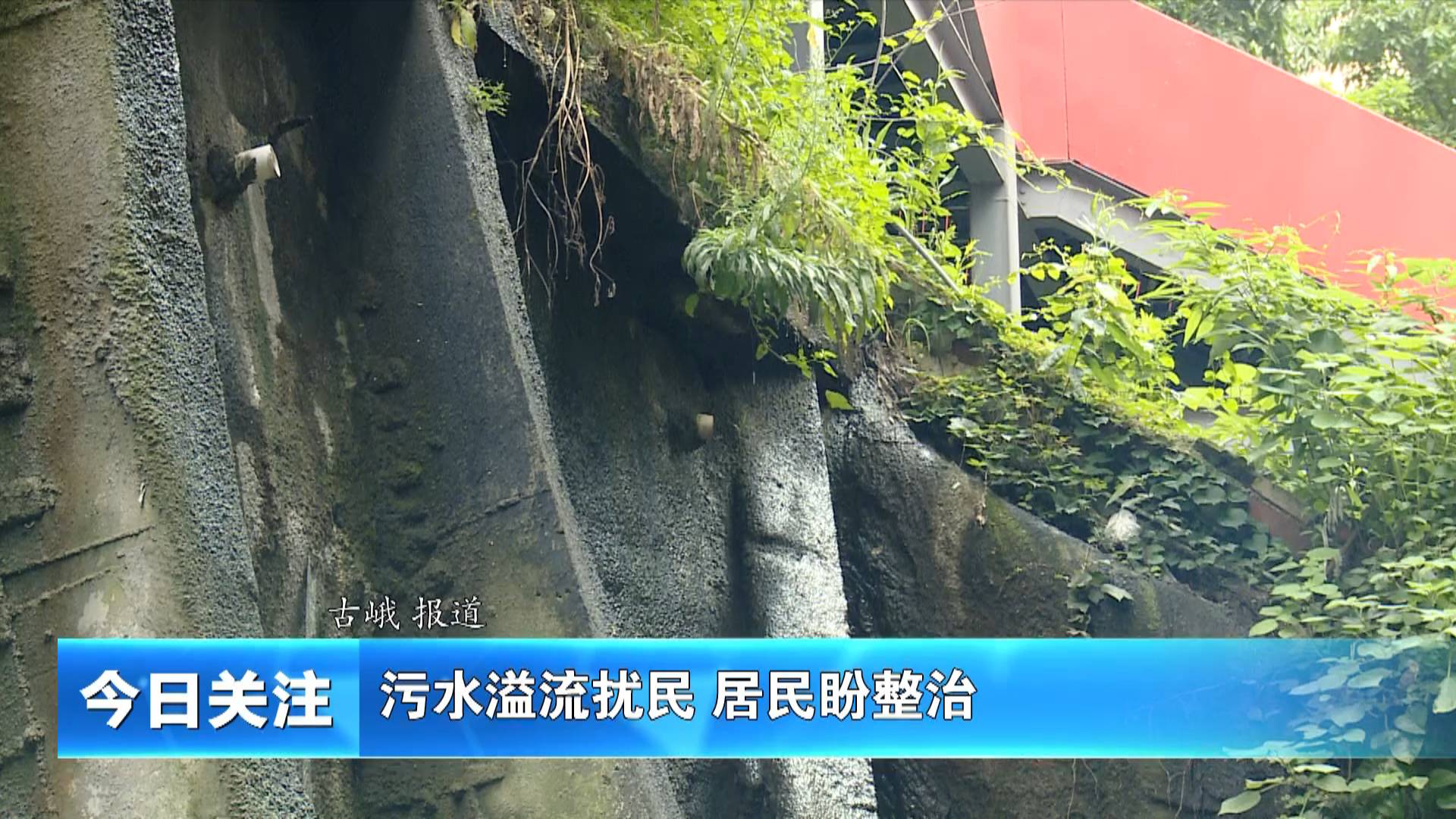 《今日关注》污水溢流扰民 居民盼整治