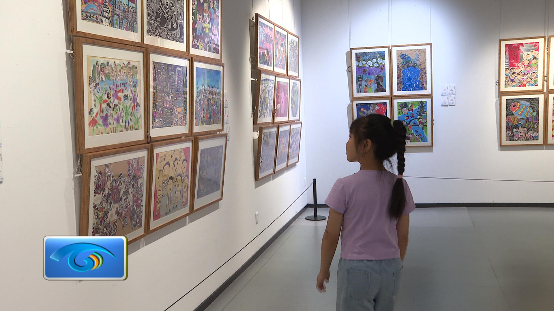 第38届农商行杯少儿书画比赛获奖作品展举行