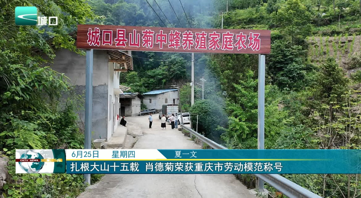 扎根大山十五载 肖德菊荣获重庆市劳动模范称号
